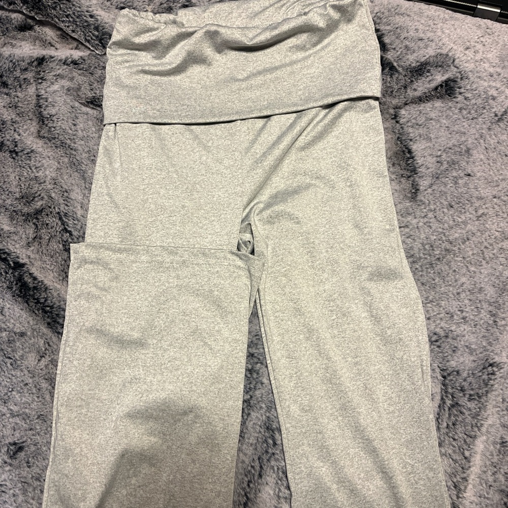 SHEIN Light Gray Kids Joggers